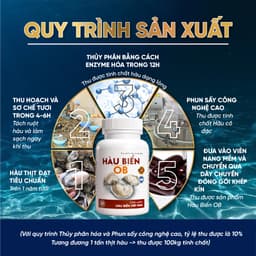 Thumbnail Combo 3 Hộp Tinh Chất Hàu OB Tăng Sinh Lý Nam Giới, Chiết Xuất Hàu Oyster (Hộp 30v) - Grow Green AZ 3