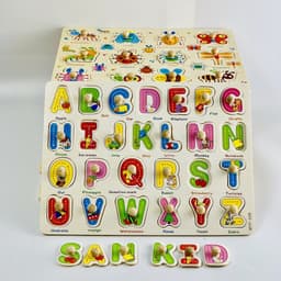Thumbnail Đồ Chơi - Bảng Ghép Hình Núm Gỗ Nhiều Chủ Đề Cho Bé - Sanbooks 3