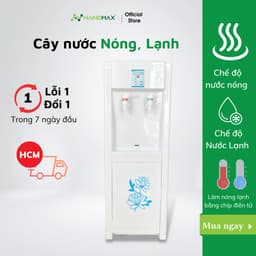 Thumbnail Cây Nước Nóng Lạnh Nanomax KF800, Công Nghệ Nhiệt Độ Kép 2 Vòi Nóng Lạnh, Tủ Đựng Đồ, Tự Động Ngắt Điện An Toàn Sử Dụng 1