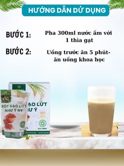 Thumbnail Bột Gạo Lứt Như Ý Ny Giảm Cân, Giảm Mỡ, Lợi Sữa Hiệu Quả Từ Thiên Nhiên, Dễ Uống Thơm Ngon 800gr 1