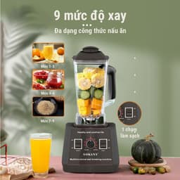 Thumbnail Máy xay sinh tố công nghiệp đa năng công suất cao 5000W SOKANY SK-666 dung tích lớn xay cực nhuyễn 3