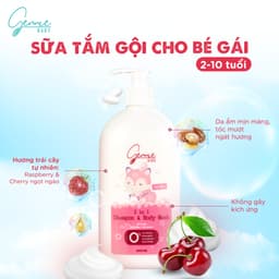 Thumbnail Sữa tắm gội 2 trong 1 Gennie Baby 400ml chính hãng 3