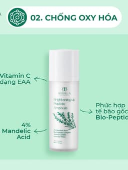 Thumbnail Tinh chất dưỡng da từ phức hợp Peptide Bibalaa RIGHTENING-UP PEPTIDE AMPOULE 30ml 1