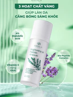 Thumbnail Tinh chất dưỡng da từ phức hợp Peptide Bibalaa RIGHTENING-UP PEPTIDE AMPOULE 30ml 3