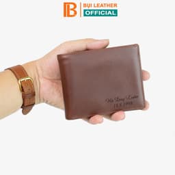 Thumbnail Ví nam da bò khắc tên theo yêu cầu V101K - Bụi leather 1