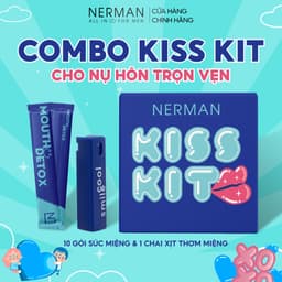 Thumbnail Combo Kiss Kit Nerman-Xịt thơm miệng Spray&Kiss 10ml&10Gói Nước súc miệng Mouth Detox 10ml/gói-TẶNG 1 CẨM NANG TẬP HÔN 1