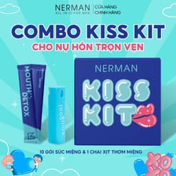 Thumbnail Combo Kiss Kit Nerman-Xịt thơm miệng Spray&Kiss 10ml&10Gói Nước súc miệng Mouth Detox 10ml/gói-TẶNG 1 CẨM NANG TẬP HÔN 2