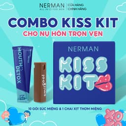 Thumbnail Combo Kiss Kit Nerman-Xịt thơm miệng Spray&Kiss 10ml&10Gói Nước súc miệng Mouth Detox 10ml/gói-TẶNG 1 CẨM NANG TẬP HÔN 3