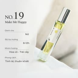 Thumbnail Nước hoa nữ mini SCENTLAB ngọt dịu No.19 Make me Happy tinh dầu thơm lâu lưu hương 8h- xịt 10ml 3