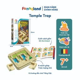 Thumbnail Đồ chơi trí tuệ Smartgames Thử Thách Temple Trap 3