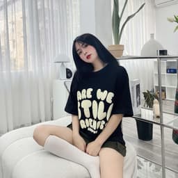 Thumbnail Áo thun NELLY Cotton 260gsm Premium - Are We Still Friends Tay Lỡ Form Rộng Nam Nữ 2