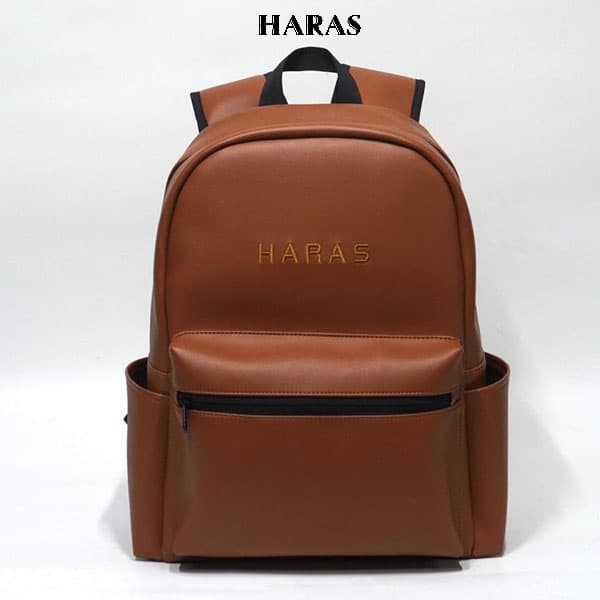 Ảnh Balo Da Nam Nữ Cao Cấp Chống Thấm Nước Basic New Original Backpack HARAS HR341 2
