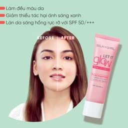 Thumbnail Kem Lót Nâng Tông Silkygirl Let It Glow Tone Up Cream SPF 50/PA+++ 25ML 2