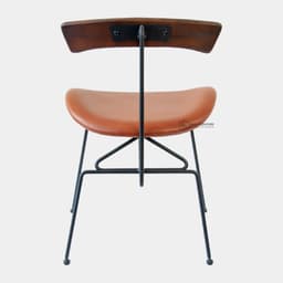 Thumbnail Ghế Cafe Nghiafurniture Sapoo Chair 03 nhập khẩu cao cấp, Decor nhà hàng sang trọng - Nệm da Pu, Chân sắt sơn tĩnh điện 1