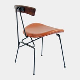 Thumbnail Ghế Cafe Nghiafurniture Sapoo Chair 03 nhập khẩu cao cấp, Decor nhà hàng sang trọng - Nệm da Pu, Chân sắt sơn tĩnh điện 2
