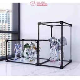Thumbnail Hộp Đựng Trưng Bày Mô Hình, Figure, Búp Bê Bằng Acrylic Trong Suốt 6 mặt size lớn 1