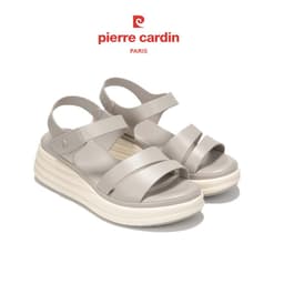 Thumbnail Sandal nữ cao cấp Pierre Cardin, chất liệu da mềm mại, quai hậu thời trang, đế cao 5cm, cực nhẹ - 256 1