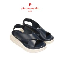 Thumbnail Sandal nữ cao cấp Pierre Cardin, chất liệu da mềm mại, thiết kế quai hậu, đế cao 6cm, cực nhe - 257 1