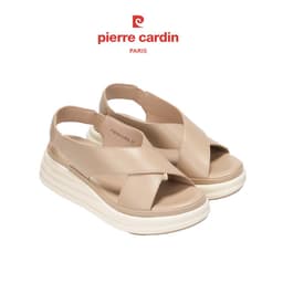 Thumbnail Sandal nữ cao cấp Pierre Cardin, chất liệu da mềm mại, thiết kế quai hậu, đế cao 6cm, cực nhe - 257 2
