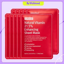 Thumbnail Combo10 By Wishtrend mặt nạ giấy Natural Vitamin 21.5% Enhancing Sheet Mask 23ml 1
