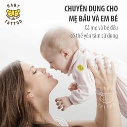 Thumbnail BABY TATTOO Miếng Dán Chống Muỗi, Côn Trùng Cho Trẻ Em Từ Thiên Nhiên Hương Thảo Dược Nhẹ Nhàng 1 hộp 24 miếng 4