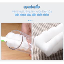 Thumbnail Cọ Bình Sữa Kamidi 3 Chi Tiết Vệ Sinh Bình Sữa Màu Ngẫu Nhiên 4