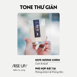 Thumbnail Nến Thơm Phòng Cao Cấp LoveDear Rise Up Từ Tinh Dầu Thiên Nhiên và Sáp Cọ - Trang Trí Decor 100g & 200g 2