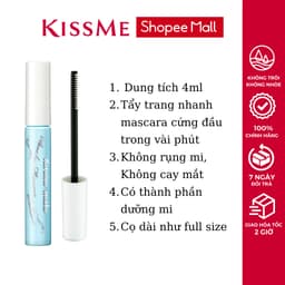 Thumbnail Set Chuốt Mi Mascara làm dài mi, rậm mi và Tẩy Trang Mascara mini Kissme Heroine Nhật Bản 6g + 4ml 3