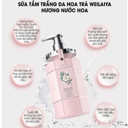 Thumbnail Sữa tắm trắng da, làm sạch da toàn thân Niacinamide Weilaiya thơm lâu phù hợp cho mọi loại da 450ml 1