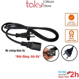 Thumbnail Dây Nguồn - Taky, Phich Cắm Đa Năng 3 Cực Dẹt Dùng Cho Máy Tính, Máy In, Nồi Cơm, Ấm Nước, Các Thiết Bị Gia Dụng. 8602 1