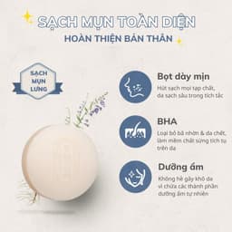 Thumbnail Xà Phòng Chứa BHA Giảm Mụn Lưng & Mặt MEISHOKU Bigan 80G 4