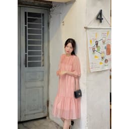 Thumbnail De Leah - Đầm Suông Đuôi Cá Xếp Li Ngực - Thời Trang Thiết Kế 1