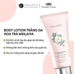 Thumbnail Lotion dưỡng thể trắng da body hoa trà Weilaiya giúp phục hồi, dưỡng ẩm, làm mờ vết thâm cho da tuýp 200ml 3