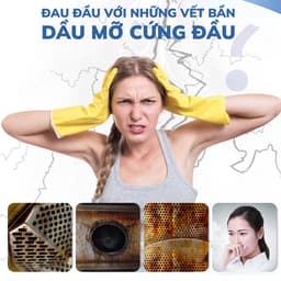 Thumbnail Bình xịt tẩy dầu mỡ nhà bếp CleanZ 450ml đánh bay vết bẩn cứng đầu trên tường bếp, lưới máy hút mùi 3