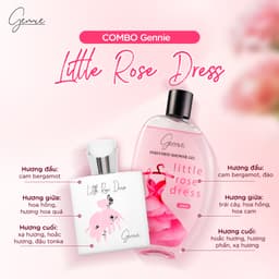Thumbnail Bộ đôi Nước hoa và Sữa tắm nước hoa Nữ Gennie Little Dress 50ml + 450ml 2