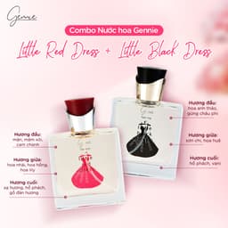 Thumbnail Bộ đôi Nước hoa Nữ Gennie Little Red + Black Dress 50ml 1
