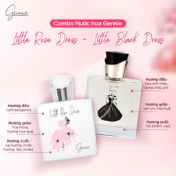Thumbnail Bộ đôi Nước hoa Nữ Gennie Little Rose + Black Dress 50ml 1