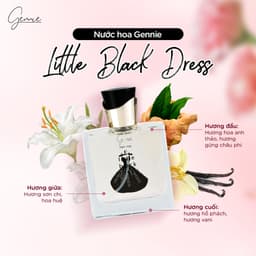 Thumbnail Bộ đôi Nước hoa Nữ Gennie Little Rose + Black Dress 50ml 3