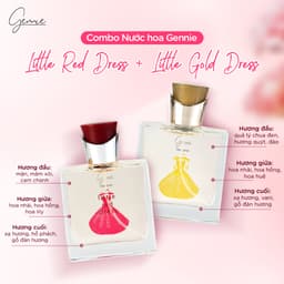 Thumbnail Bộ đôi Nước hoa Nữ Gennie Little Red + Gold Dress 50ml 1