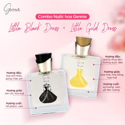Thumbnail Bộ đôi Nước hoa Nữ Gennie Little Black + Gold Dress 50ml 1