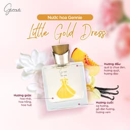 Thumbnail Bộ đôi Nước hoa Nữ Gennie Little Black + Gold Dress 50ml 3