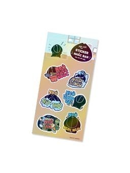 Thumbnail Bộ sticker Mèo Mốc Nhắc Bạn (phiên bản mới - gồm 8 mẫu nhãn dán) 1