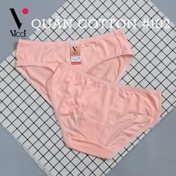 Thumbnail Set 10 quần lót nữ cotton cao cấp Vicci 102 mềm mại, êm ái, kháng khuẩn khử mùi mix màu ngẫu nhiên 3