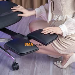 Thumbnail Gác chân ghế Nghiafurniture, Lắp gác chân cho ghế Lumbar 03, Tải trọng 30kg, da Pu cao cấp 2