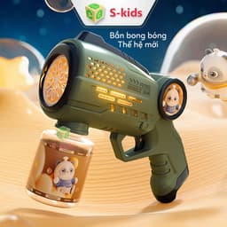 Thumbnail Súng bắn bong bóng xà phòng thiết kế mới không bị rò rỉ nước, đồ chơi cho bé S-kids 2