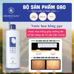 Thumbnail Nước Hoa Hồng Dưỡng Trắng Chiết Xuất Gạo Hữu Cơ MOMOTANI 500ML 2