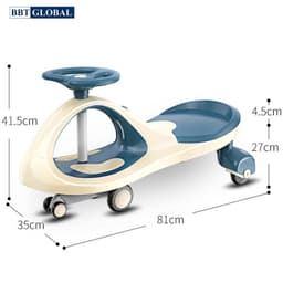 Thumbnail Xe lắc cao cấp bánh cao su, có đèn và nhạc BBT GLOBAL SW004 2