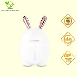 Thumbnail Máy phun sương tạo độ ẩm & khuếch tán tinh dầu hình thỏ, giúp căn phòng luôn thơm mát, có thể dùng làm đèn trang trí. 2