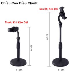 Thumbnail Giá Đỡ Điện Thoại Livestream Xem Video Ổn Định Xoay 360 Độ dùng để Quay Phim Ghi Hình Đa Năng Chính Hãng Amalife 2