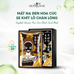 Thumbnail Combo 10 Mặt Nạ Đen Hoa Cúc Se Khít Lỗ Chân Lông SEXYLOOK (10 miếng x 28ml) 2